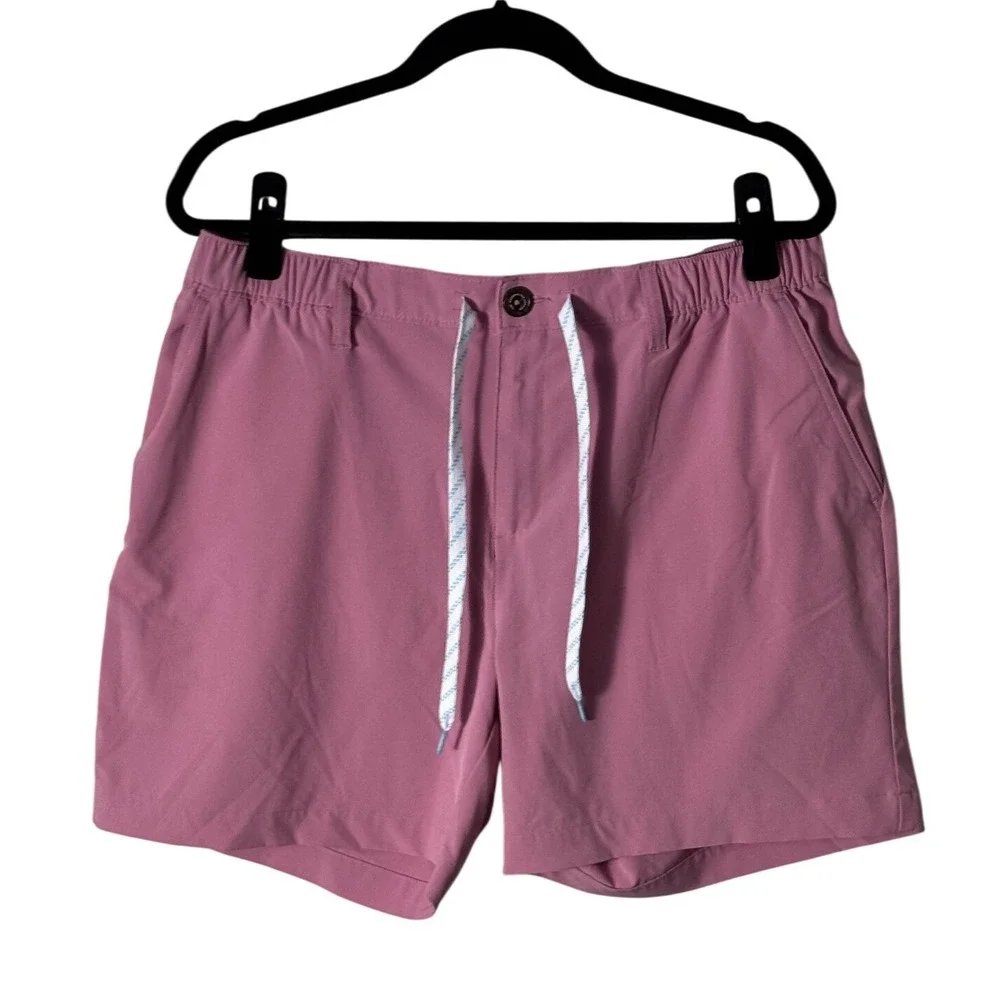 Chubbies Everywear Stretch Performance Shorts Inch Mauve Pink Sz XL Casual